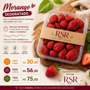 Kit - Morango Desidratado