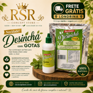 Kit - Super Desincha com Gotas + Chá Natural