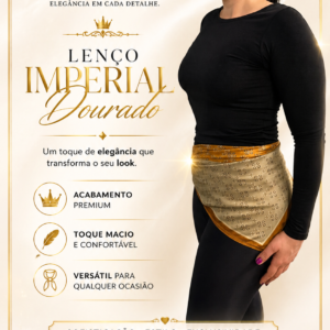 LENÇO IMPERIAL DOURADO