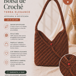 Bolsa de Crochê  - Terra Elegance