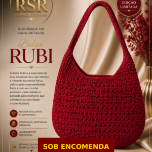 Bolsa Rubi em Crochê Artesanal