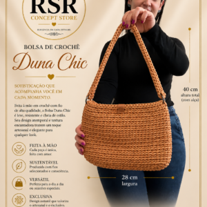 Bolsa de Crochê Duna Chic