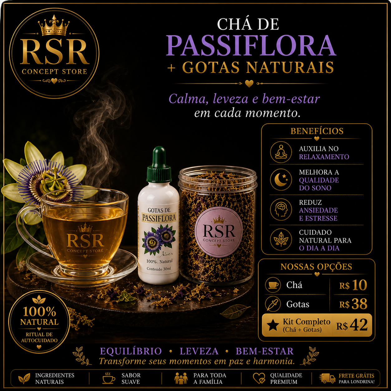 Kit - Chá de Passiflora - Imagem 2