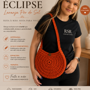 Bolsa Éclipse Laranja Pór do Sol
