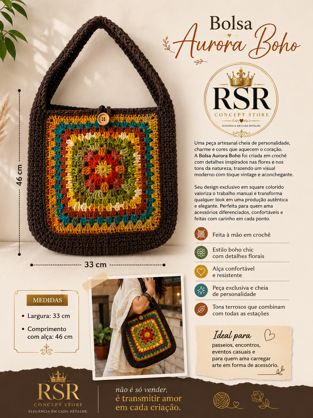Bolsa Aurora Boho - Imagem 3