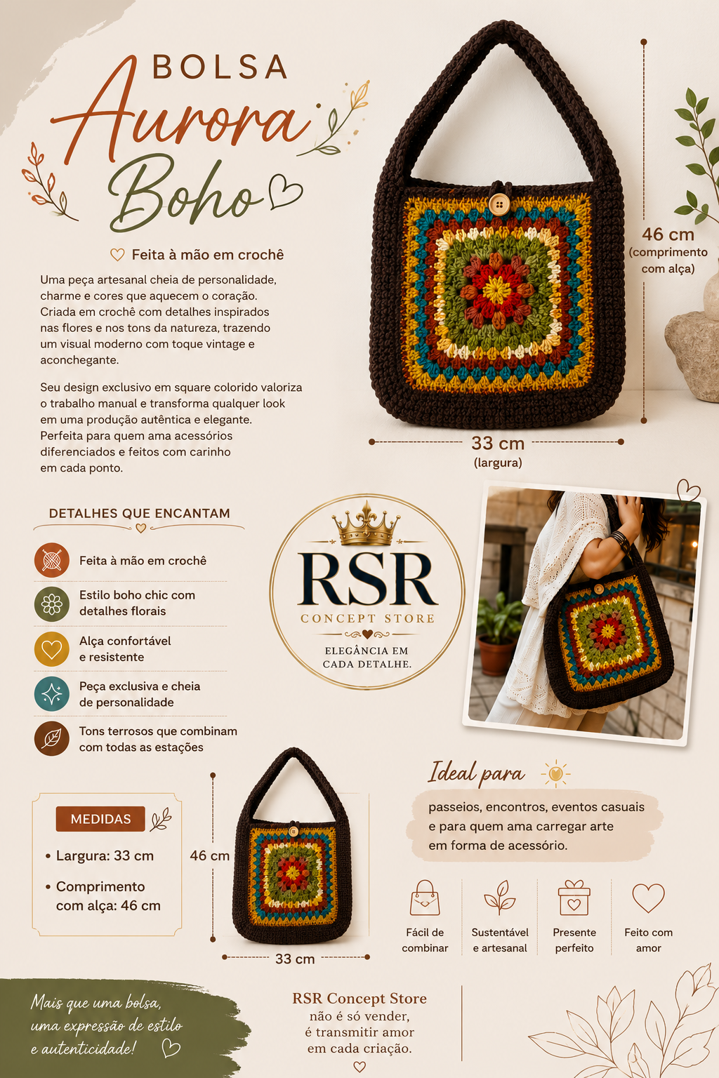 Bolsa Aurora Boho - Imagem 2