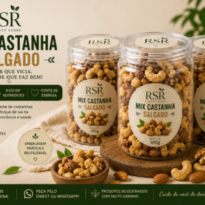 kit - Mix Castanha Salgada