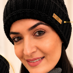 Touca Sofia e Luva Gray Elegance