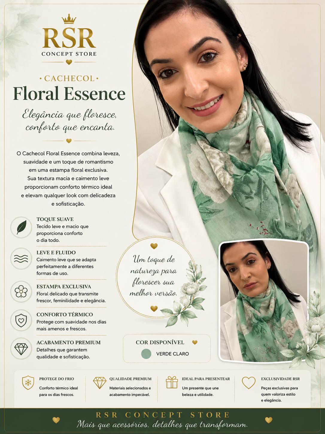 Cachecol Essence Floral - Imagem 2
