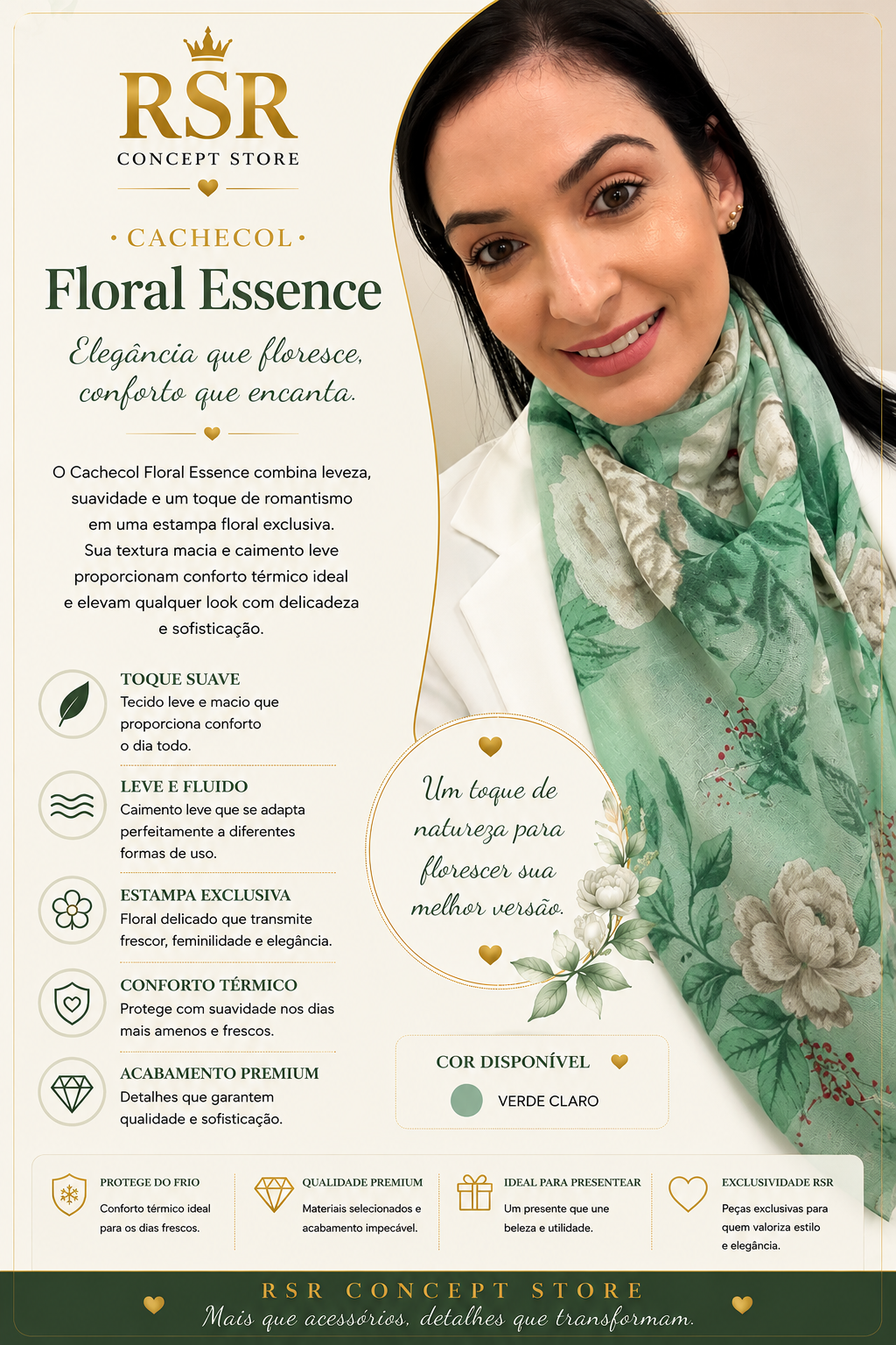 Cachecol Essence Floral