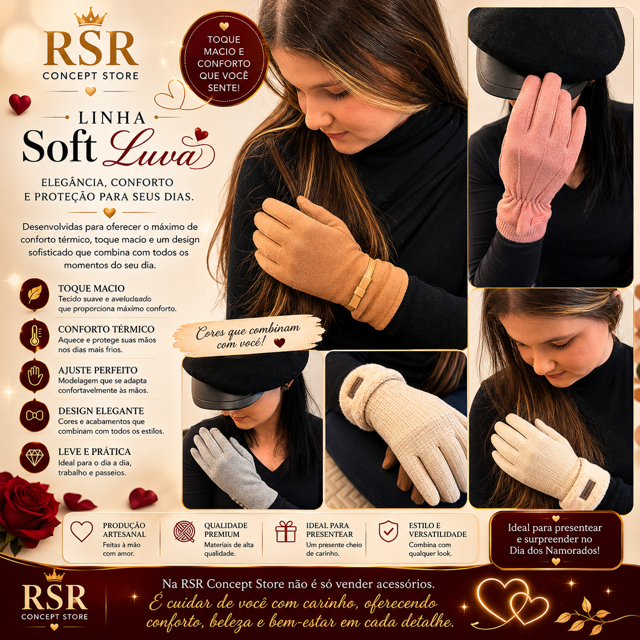 Luva Linha Soft RSR CONCEPT STORE