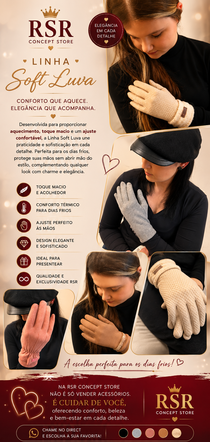 Luva Linha Soft RSR CONCEPT STORE - Imagem 3