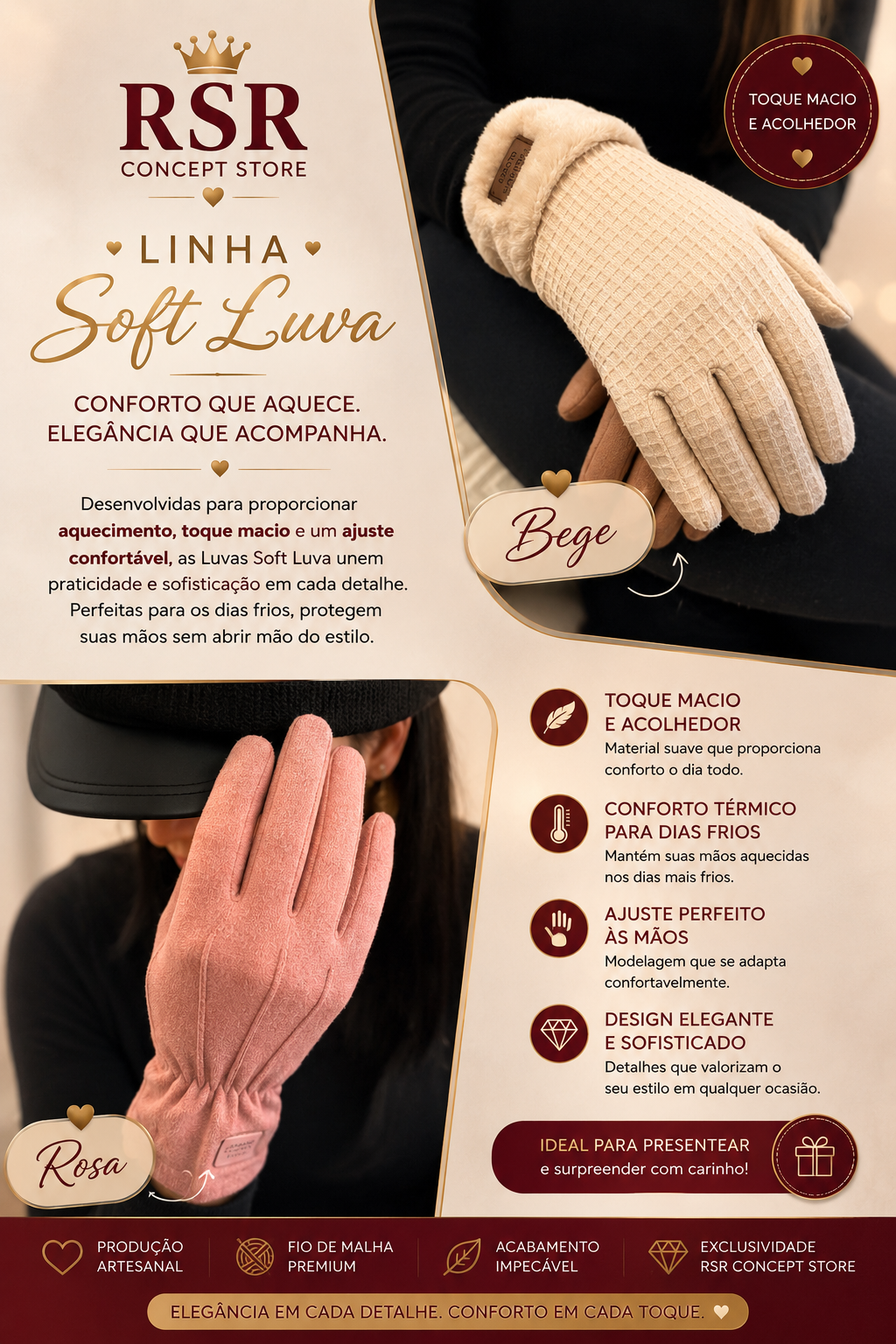 Luva Linha Soft RSR CONCEPT STORE - Imagem 4