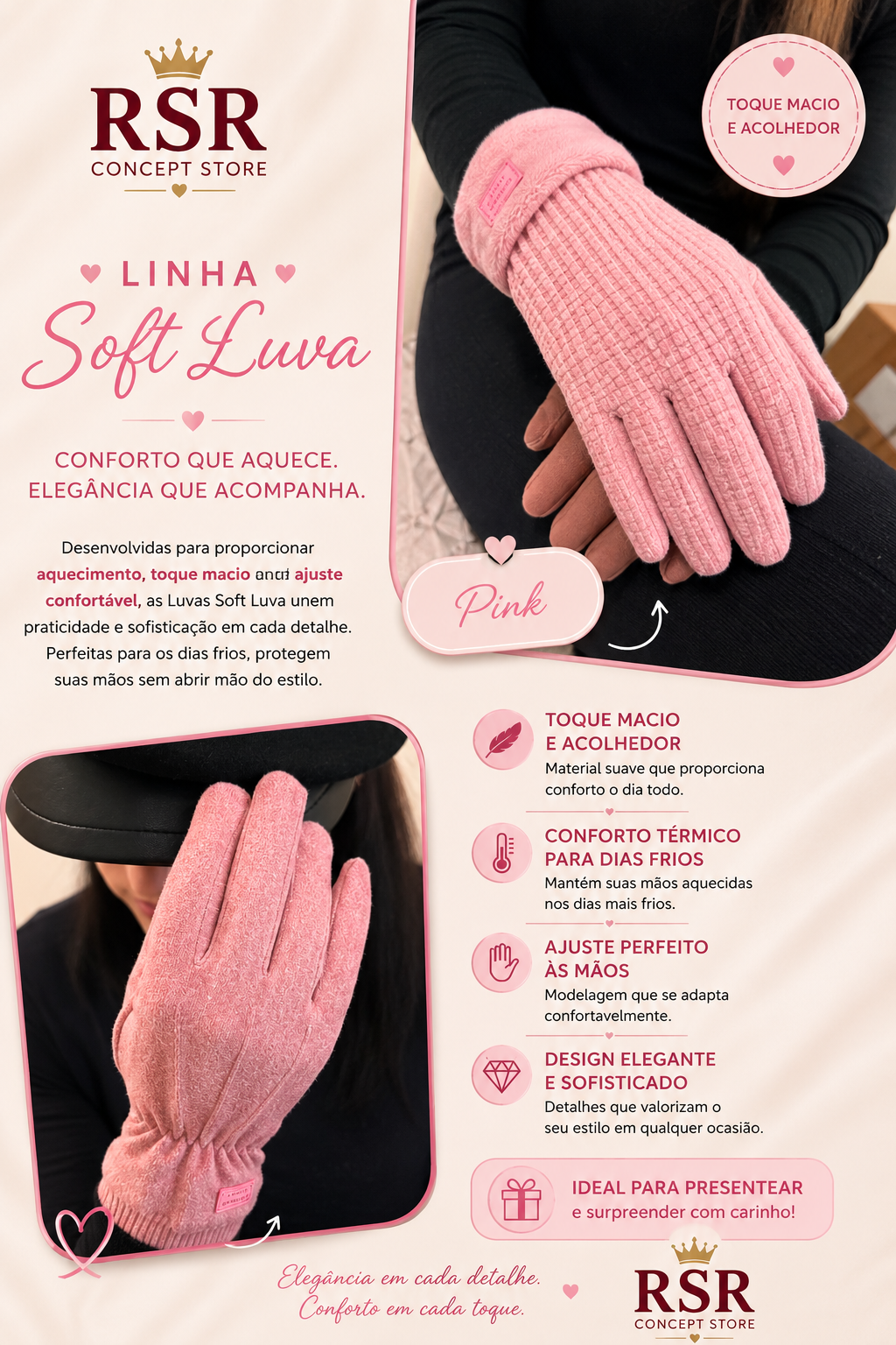 Luva Linha Soft RSR CONCEPT STORE - Imagem 6