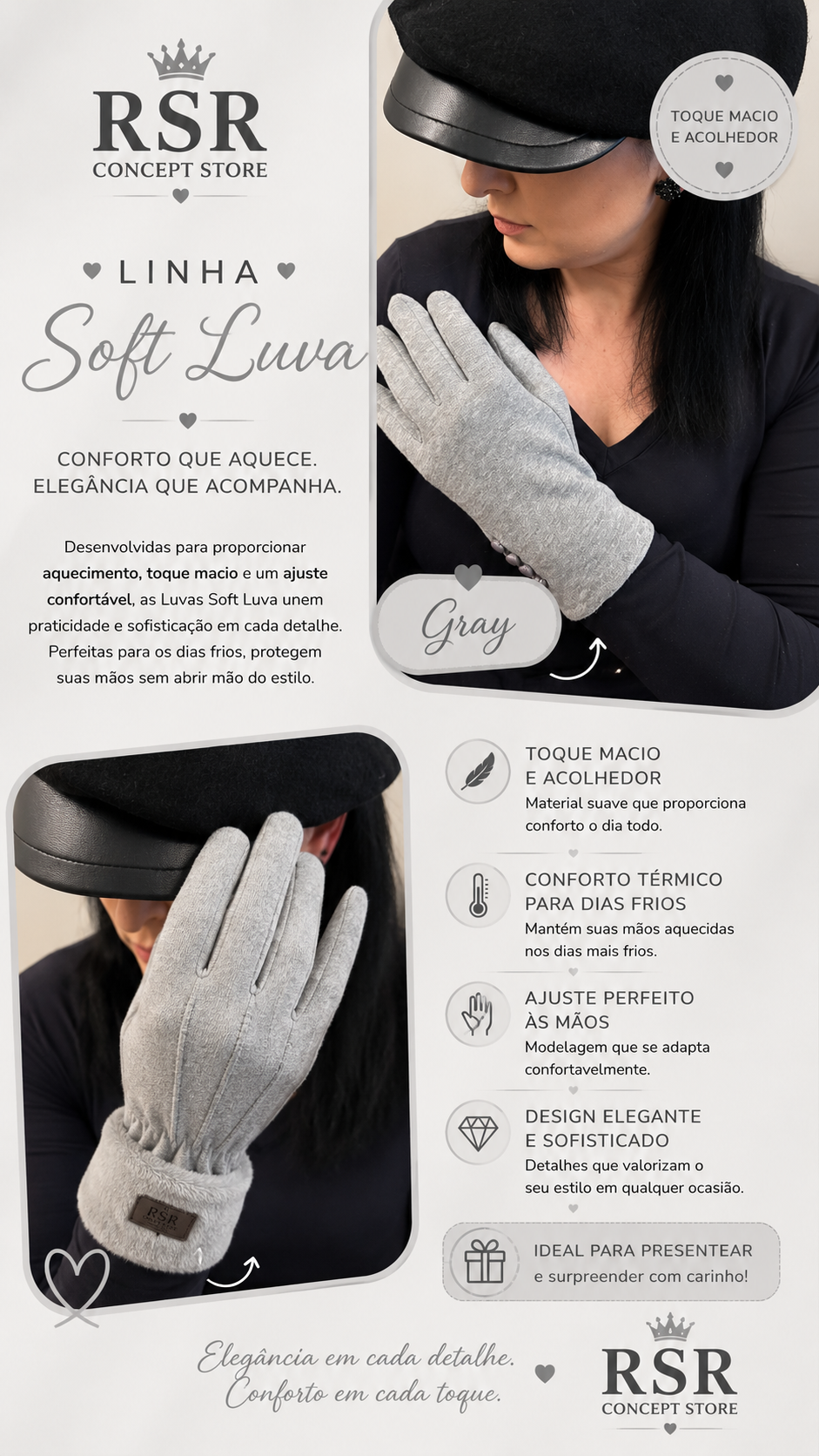 Luva Linha Soft RSR CONCEPT STORE - Imagem 7