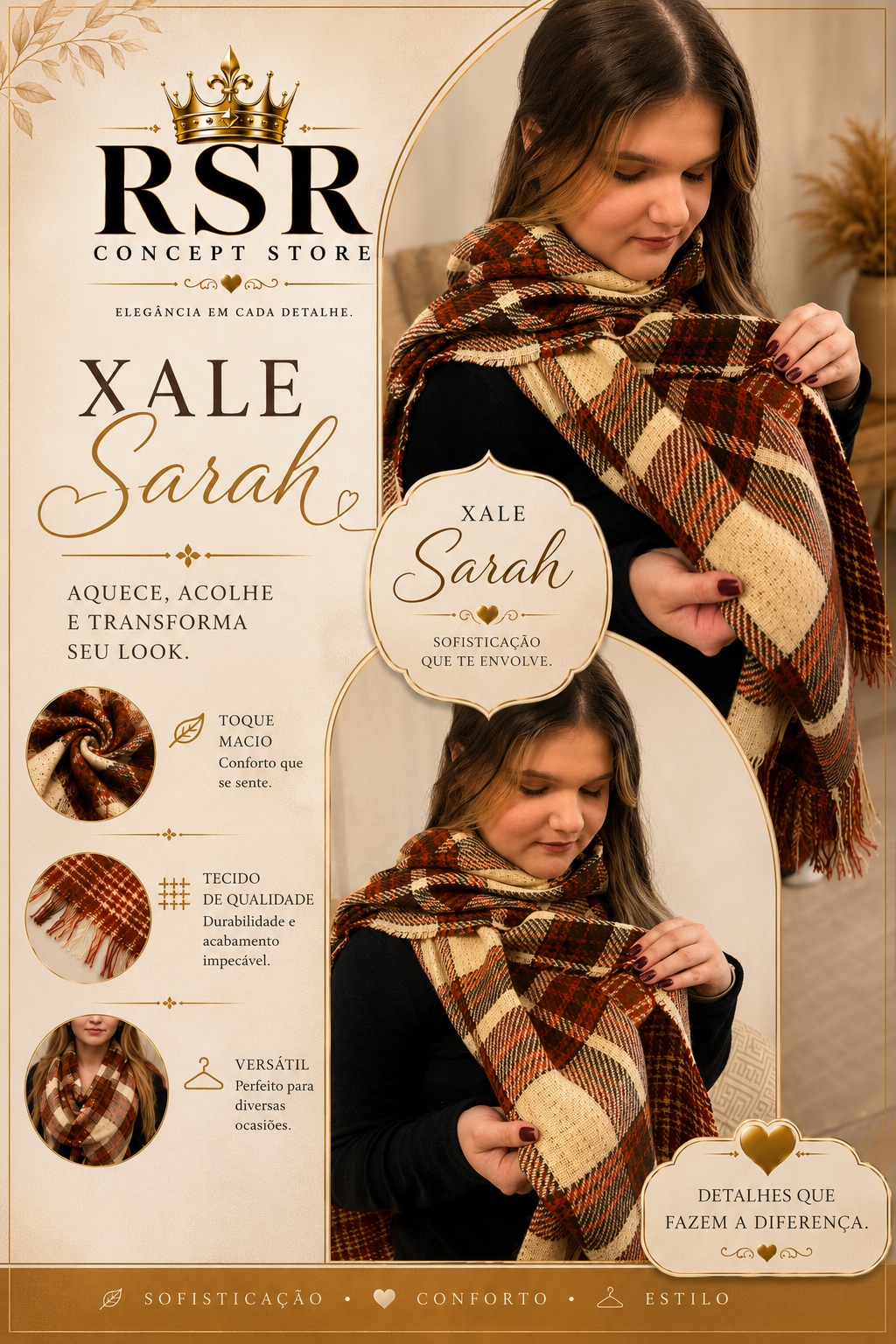Xale de Lã Sarah - Imagem 2