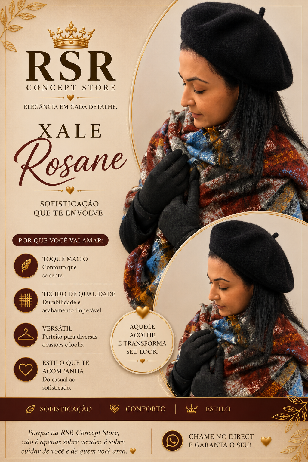 Xale de Lã Rosane - Imagem 2