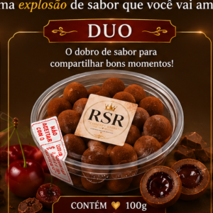 Drageado de Cereja com Cacau