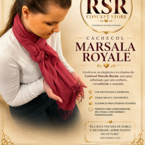Cachecol Marsala Royale