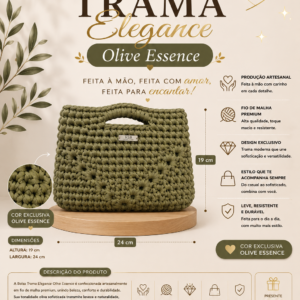 Bolsa Trama Elegance Olive Essence