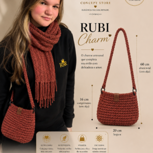 Bolsa de Crochê Rubi Charm