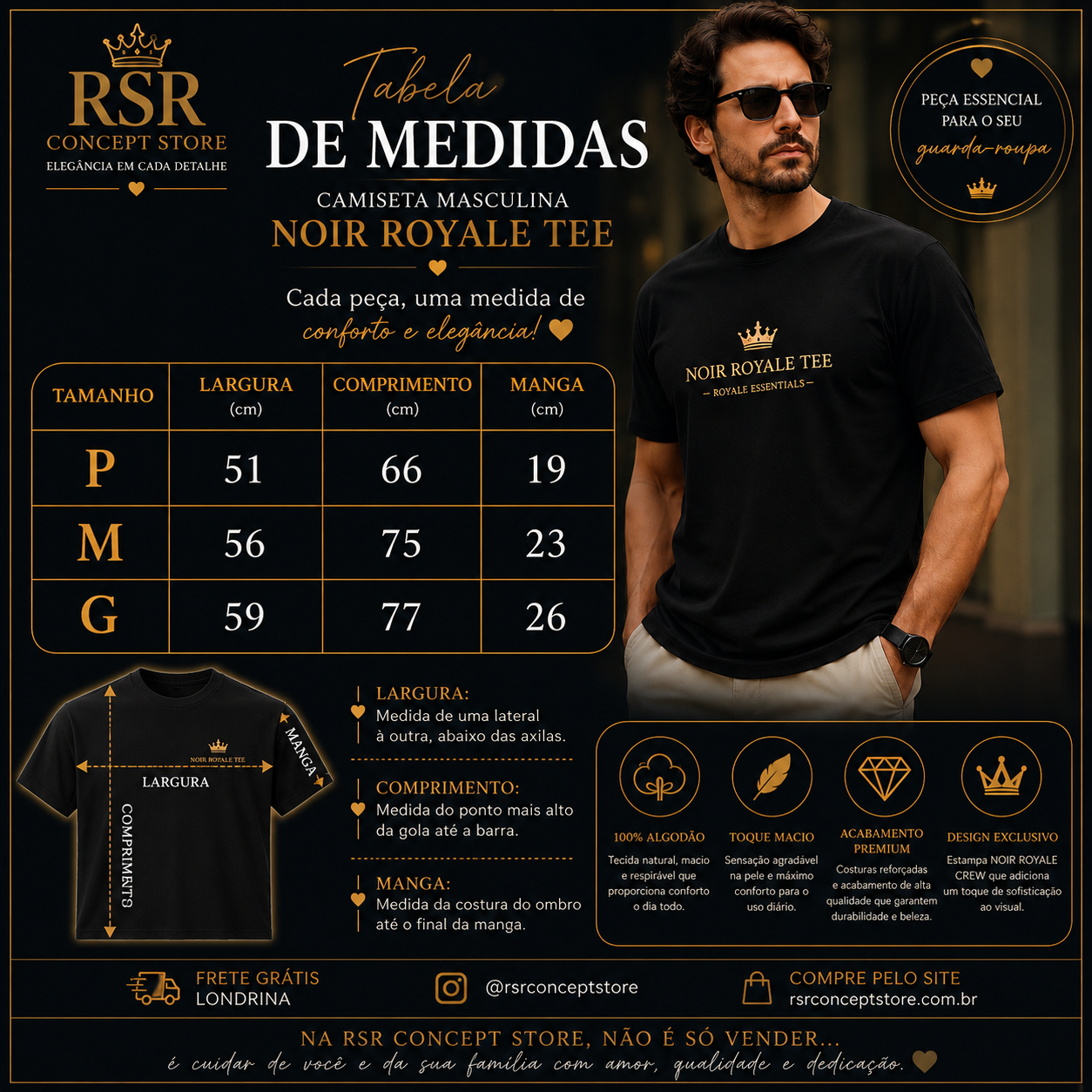 T - Shirt - Linha Royale Essential - Blanc Royale - Imagem 6