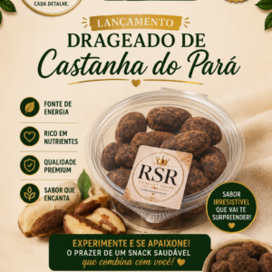 Drageado de Castanha do Pará