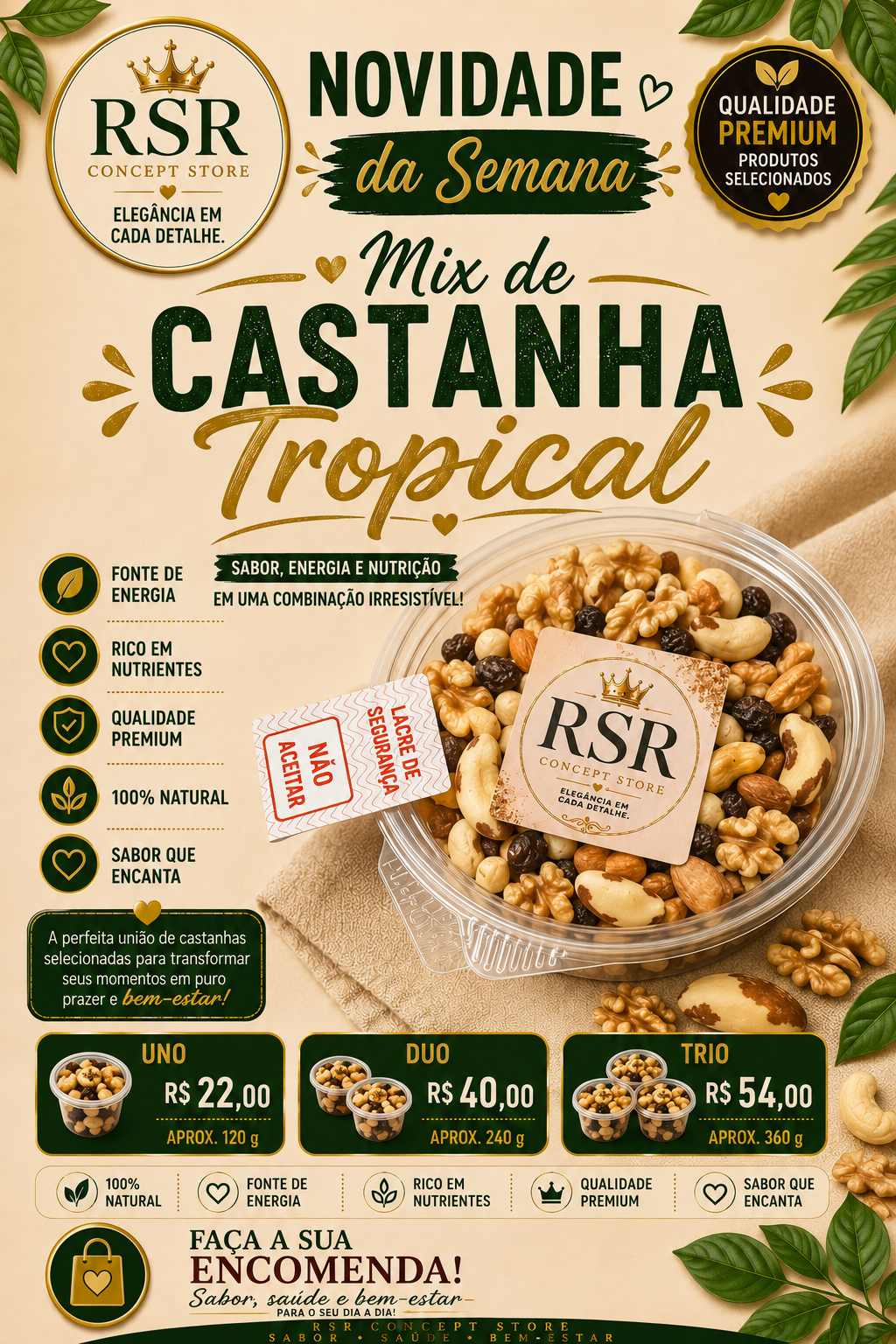 Kit - Mix de Castanha Tropical - Imagem 2