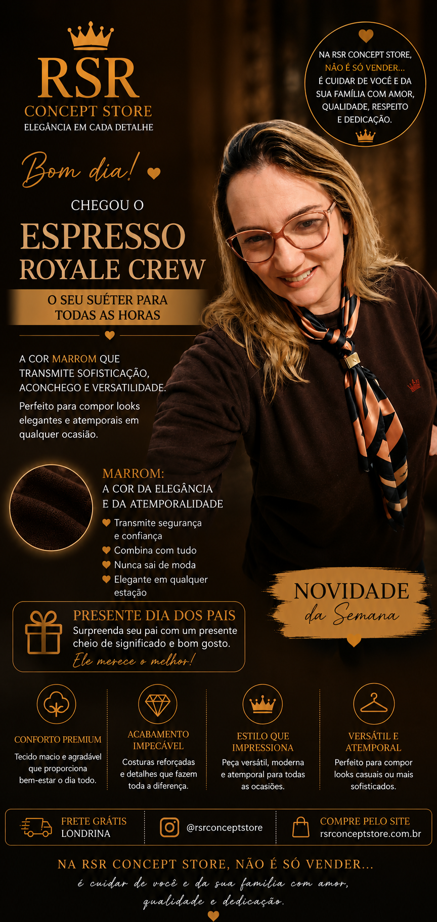 Sueter Espresso Royale Crew - Imagem 5