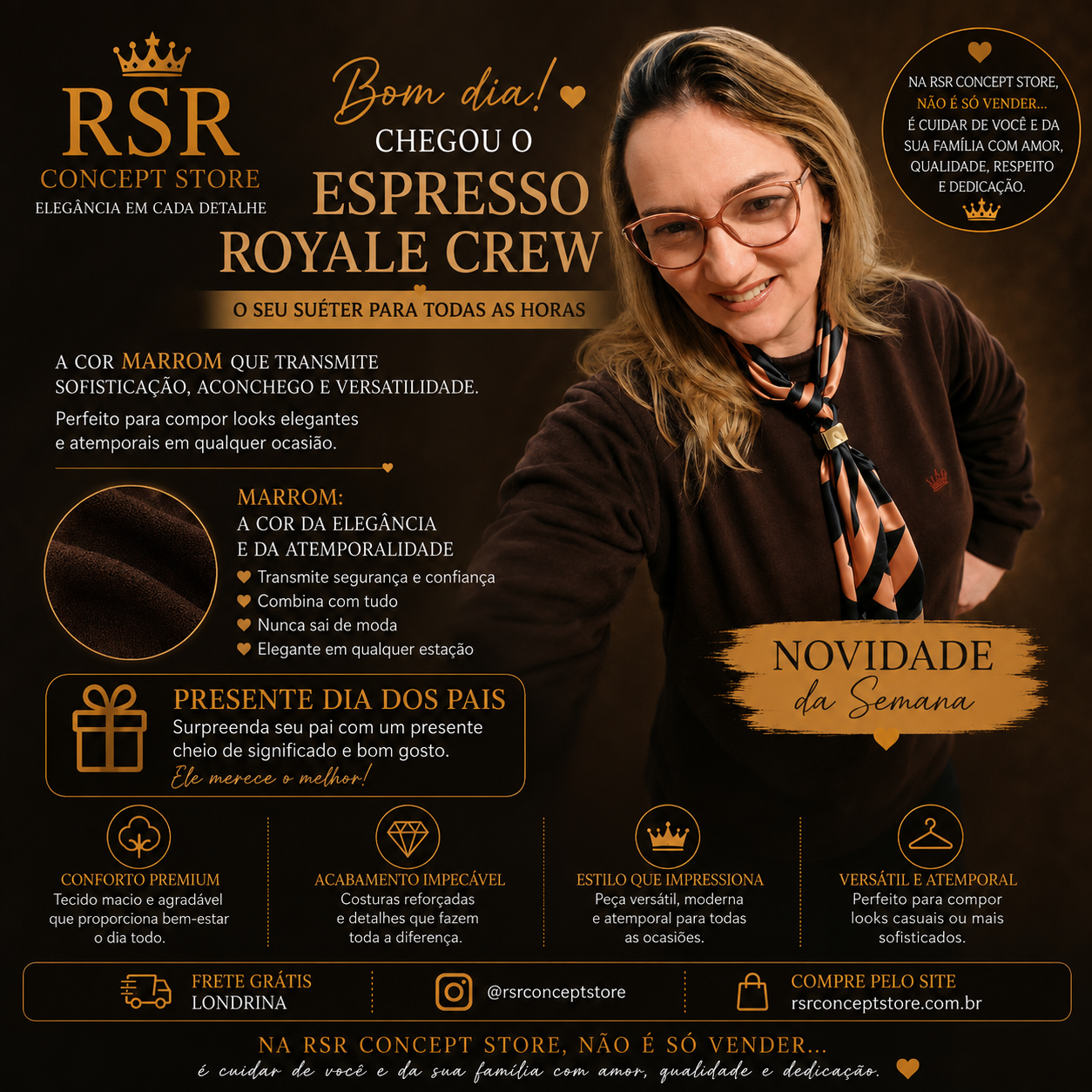 Sueter Espresso Royale Crew - Imagem 3