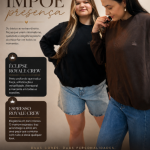 Moletom- Sueter Éclipse Royale Crew