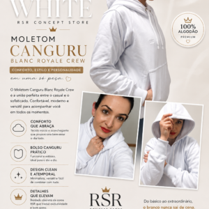 Moletom - Canguru Blanc Royale Crew