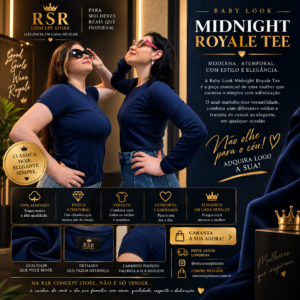 Baby Look Midnight Royale Tee